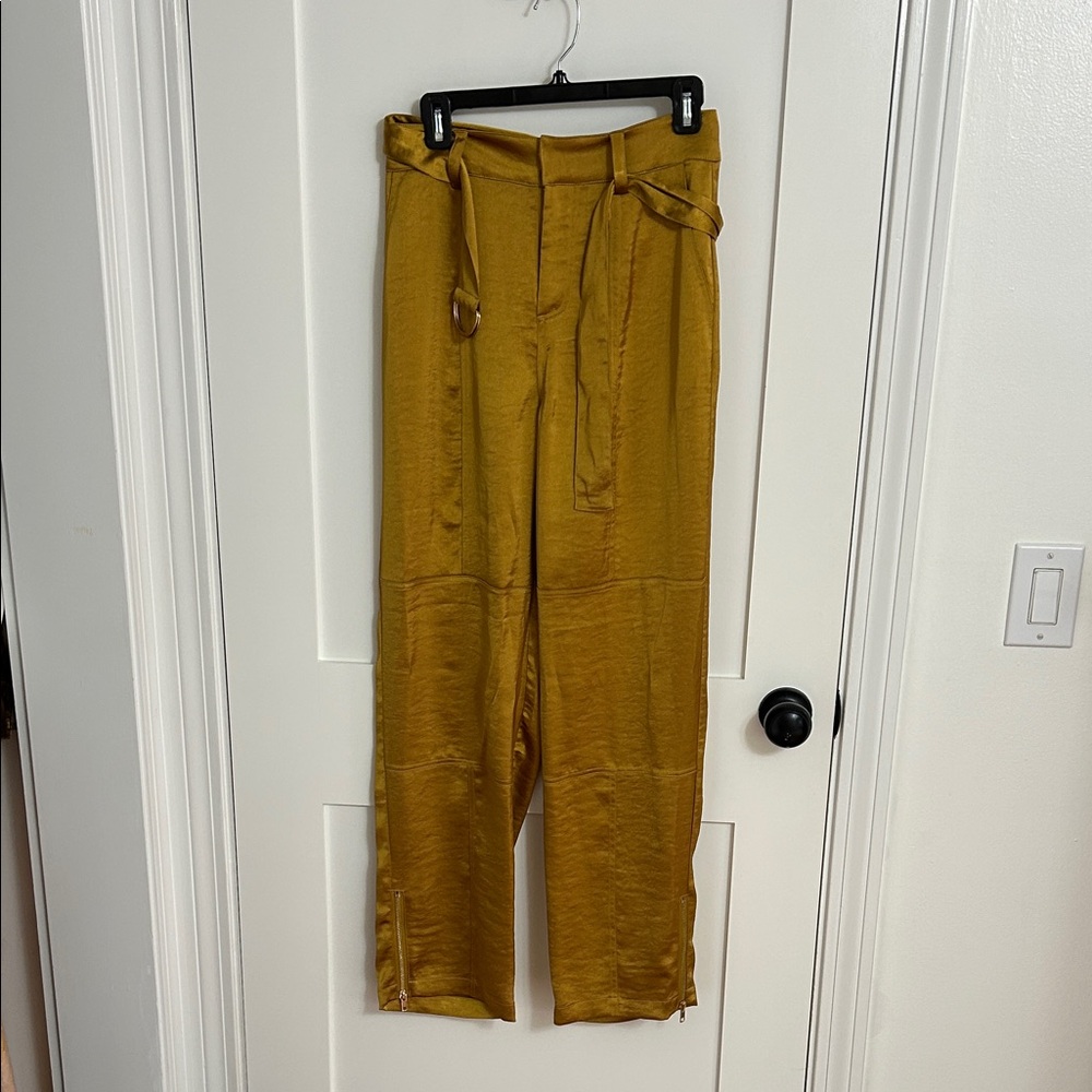 Avec Les Filles Mustard Yellow Pants